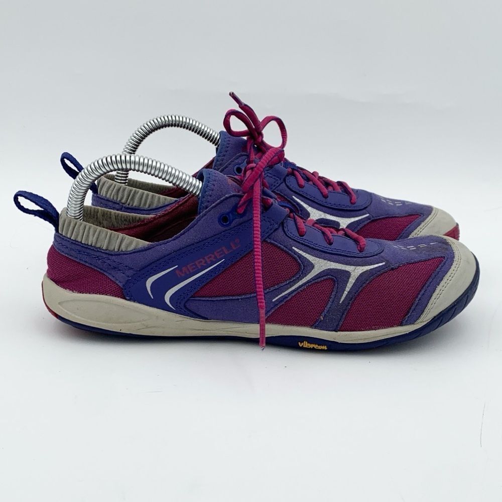 Merrell Glove Ultra Marine Purple Pink Sneakers | Women’s 9 | Used barefoot